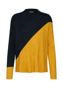 Jacqueline de Yong, Damen Pullover, Nachtblau / Goldgelb