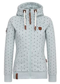 Naketano, Damen Jacke 'Brazzo Ankerdizzel', Hellblau
