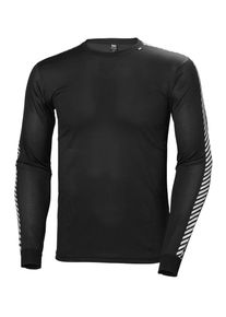 Helly Hansen, Damen Shirt 'Dry Stripe Crew', Schwarz / Weiß