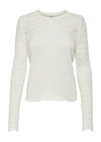 Only, Damen Strickpullover, Wei&szlig;