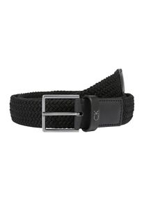 Calvin Klein, Herren G&uuml;rtel in Flecht-Optik 3.5cm, Schwarz