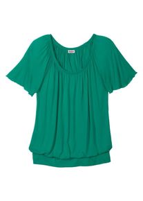 sheego Casual, Damen Fl&uuml;gelarm-Shirt, Smaragd