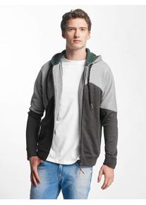 Just Rhyse, Herren Sweatjacke Palo Verde in Blockfarben, Grau