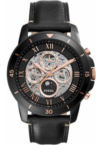 Fossil, Herren Automatikuhr 'GRANT SPORT', Rosegold / Schwarz