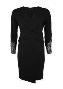 ZIZZI, Damen Kleid 'EPAULINE, L/S, DRESS', Schwarz