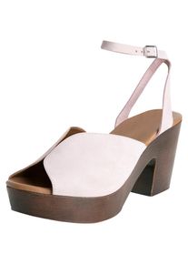 Pieces, Damen Sandalen, Braun / Altrosa