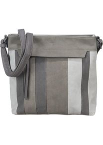 Tom Tailor, Damen Tasche 'Cintia', Greige / Dunkelgrau / Offwhite