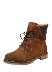 Tom Tailor, Damen Gefütterte Schnürstiefelette, Braun