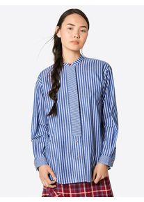 N&uuml;mph N&Uuml;MPH, Damen Bluse 'Indie Shirt', Blau / Wei&szlig;