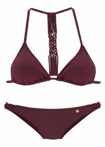 Lascana, Damen Bikini, Bordeaux