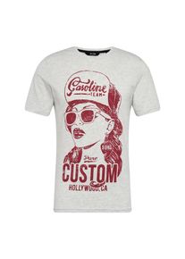 Only & Sons Only & Sons, Herren Shirt 'ELMO CAMP FITTED', Feuerrot / Wei&szlig;