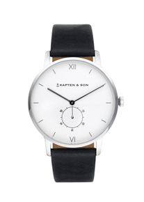 Kapten & Son Kapten & Son, Damen Armbanduhr 'Heritage Silver', Schwarz / Silber