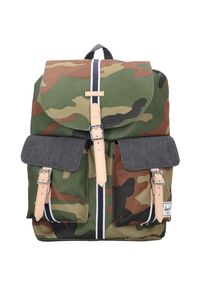 HERSCHEL, Damen Rucksack 'Dawson', Braun / Gr&uuml;n