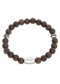 JOOP!, Herren Armband '2023477', Kastanienbraun / Grau / Schwarz / Weiß