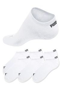 Puma, Damen Füßlinge (6 Paar), Weiß