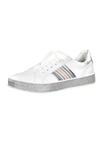 Marco Tozzi, Damen Sneakers, Silber / Wei&szlig;