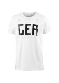 adidas Performance, Herren Fanshirt 'Deutschland WM 2018', Schwarz / Wei&szlig;