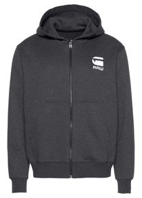 G-Star Raw, Herren Sweatjacke 'Doax Hooded Zip', Anthrazit