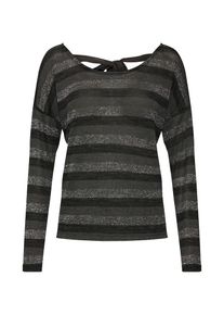 Only, Damen Shirts 'PICO', Dunkelgrau / Schwarz