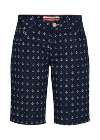 Street One, Damen Hose 'Jane', Dunkelblau / Weiß