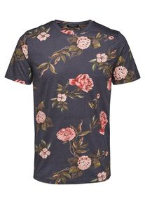 Selected Homme, Herren T-Shirt, Indigo / Oliv / Pink / Rosa