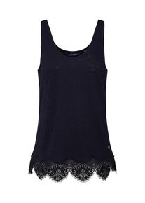 Superdry, Damen Tops 'MOROCCO LACE HEM VEST', Kobaltblau