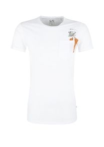 Q/S Designed By, Herren Shirt, Wei&szlig;