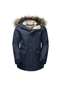 Jack Wolfskin, Mädchen 3-in-1-Funktionsjacke 'G ELK ISLAND 3IN1 PARKA', Beige / Nachtblau