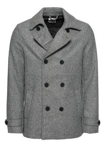 Only & Sons Only & Sons, Herren Mantel 'onsSUNE WOOL PEACOAT', Grau