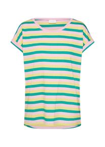 Vila, Damen T-Shirt 'Dreamers', Gelb / Grün / Hellpink