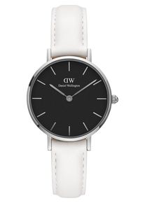 Daniel Wellington, Damen Uhr 'Petite 28 Bondi DW00100286', Schwarz / Silber / Weiß