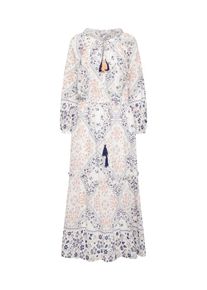 Pepe Jeans, Damen Kleid 'Cailin', Violettblau / Pfirsich / Offwhite