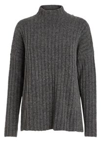 Pieces, Damen Pullover, Dunkelgrau