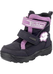 Richter, M&auml;dchen Winterstiefel, Lila / Schwarz