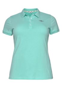 Tom Tailor, Damen Polo Team Poloshirt, Grün