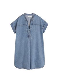 Violeta by Mango, Damen Kleid 'Blues', Blue Denim