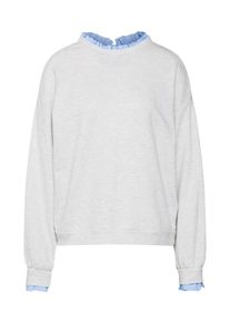 Tom Tailor Denim, Damen Sweatshirt, Hellblau / Hellgrau