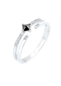Elli, Damen Ring 'Kristall', Silber