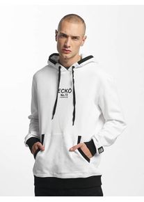 Ecko Unltd. Ecko Unlimited, Herren Pullover 'Skeleton Coast', Schwarz / Weiß