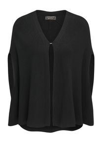 Apart, Damen Strickcape mit &Auml;rmelschlitzen, Schwarz