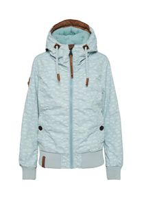 Naketano, Damen Übergangsjacke 'Die Sportive Muschi', Hellblau