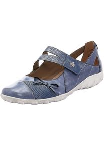 Remonte, Damen Riemchenballerinas 'R3428', Royalblau / Wei&szlig;
