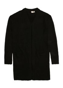 name it, M&auml;dchen Cardigan 'NKFVAFIA LS LONG KNIT CARD NOOS', Schwarz
