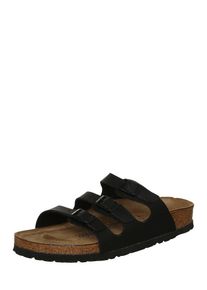Birkenstock, Damen Pantolette 'Florida', Schwarz