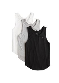 Hollister, Herren Shirt 'DTC TANK MULTIPACK MFC', Grau / Schwarz / Wei&szlig;