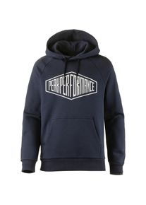 Peak Performance, Herren Hoodie, Dunkelblau / Weiß