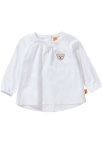 Steiff Collection, Mädchen Baby Langarmbluse, Weiß