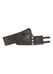 Heine, Damen Gürtel mit Tasche, Dunkelbraun