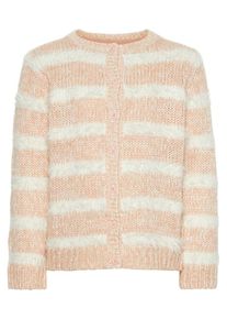 name it, M&auml;dchen Cardigan, Apricot / Wei&szlig;