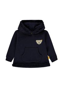 Steiff, M&auml;dchen Kapuzenpullover, Hellblau / Dunkelblau / Rosa / Hellrot